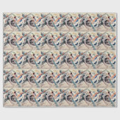 Kandinsky-Zusammensetzung Abstrakt Geschenkpapier (Flach)