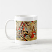 Kandinsky-Zusammensetzung Abstrakt Kaffeetasse (Links)