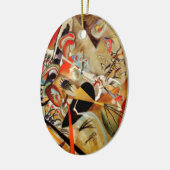 Kandinsky-Zusammensetzung Abstrakt Keramikornament (Links)