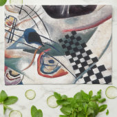 Kandinsky-Zusammensetzung Abstrakt Küchentuch (Gefaltet)