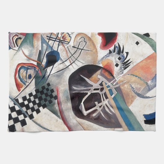 Kandinsky-Zusammensetzung Abstrakt Küchentuch (Horizontal)