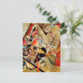 Kandinsky-Zusammensetzung Abstrakt Postkarte (Stehend Vorderseite)
