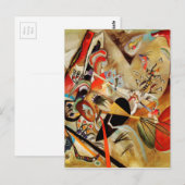 Kandinsky-Zusammensetzung Abstrakt Postkarte (Vorne/Hinten)