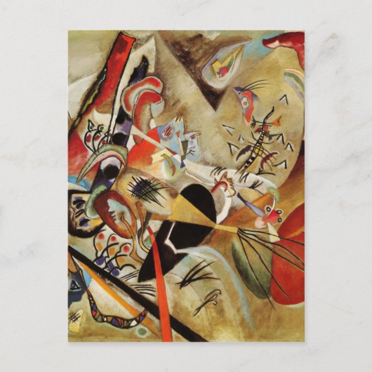 Kandinsky-Zusammensetzung Abstrakt Postkarte (Vorderseite)
