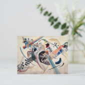 Kandinsky-Zusammensetzung Abstrakt Postkarte (Stehend Vorderseite)