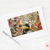 Kandinsky-Zusammensetzung Abstrakt Rechteckiger Aufkleber (Umschlag)