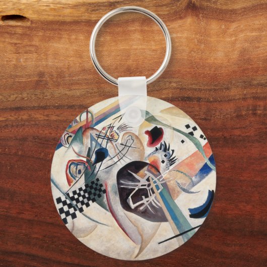Kandinsky-Zusammensetzung Abstrakt Schlüsselanhänger (Vorderseite)