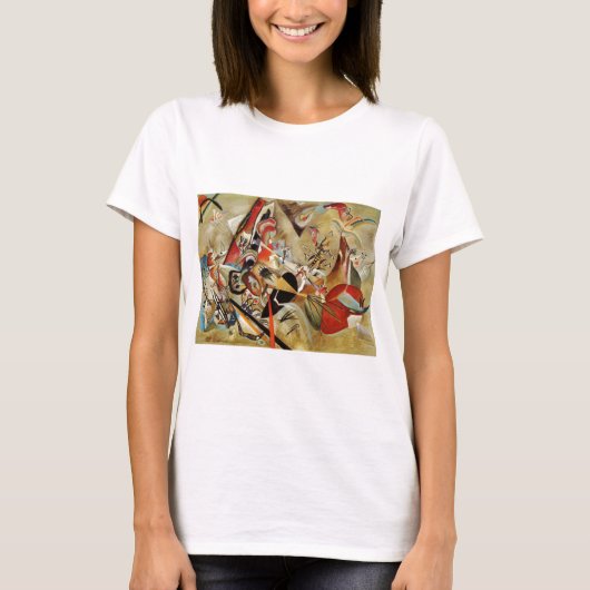 Kandinsky-Zusammensetzung Abstrakt T-Shirt (Vorderseite)