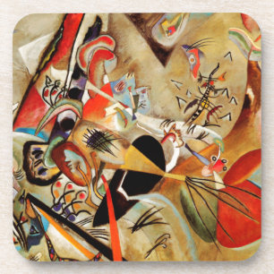 Kandinsky-Zusammensetzung Abstrakt Untersetzer