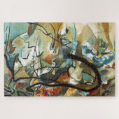 Kandinsky Zusammensetzung / Abstrakte Malerei Puzzle (Horizontal)