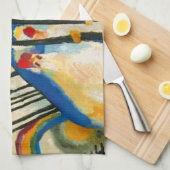 Kandinsky-Zusammensetzung IV Geschirrtuch (Viertel Falte)