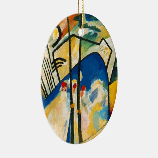 Kandinsky-Zusammensetzung IV Keramikornament (Rechts)