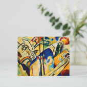 Kandinsky - Zusammensetzung IV Postkarte (Stehend Vorderseite)