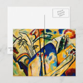 Kandinsky - Zusammensetzung IV Postkarte (Vorne/Hinten)