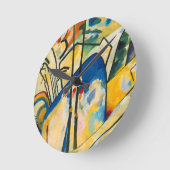 Kandinsky-Zusammensetzung IV Runde Wanduhr (Winkel)