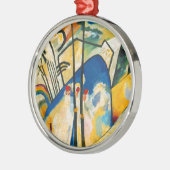 Kandinsky-Zusammensetzung IV Silbernes Ornament (Links)