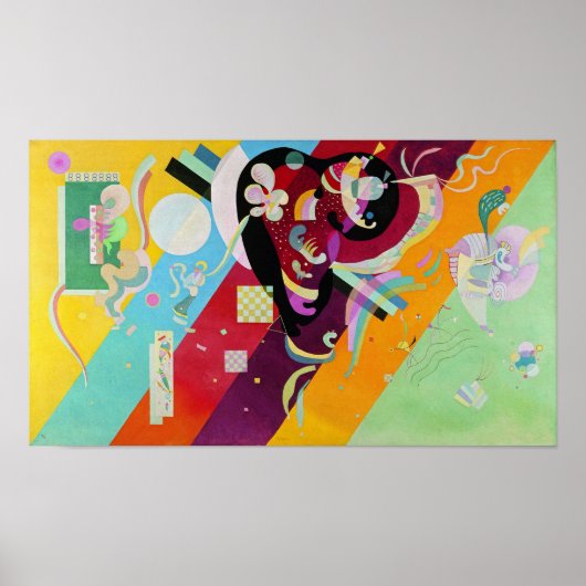 Kandinsky Zusammensetzung IX Poster (Vorne)