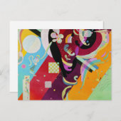 Kandinsky Zusammensetzung IX Postkarte (Vorne/Hinten)