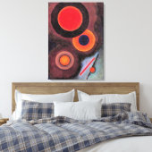 Kandinsky - Zusammensetzung mit Kreisen Leinwanddruck (Insitu (Schlafzimmer))