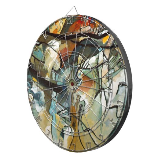 Kandinsky Zusammensetzung V Abstract Painting Dartscheibe (Vorderseite rechts)