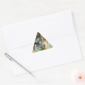 Kandinsky Zusammensetzung V Abstract Painting Dreieckiger Aufkleber (Umschlag)