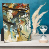 Kandinsky Zusammensetzung V Abstract Painting Fotoplatte (Seite)