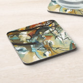 Kandinsky Zusammensetzung V Abstract Painting Getränkeuntersetzer (Linke Seite)