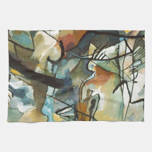 Kandinsky Zusammensetzung V Abstract Painting Handtuch (Horizontal)