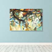 Kandinsky Zusammensetzung V Abstract Painting Leinwanddruck (Insitu (Holzboden))