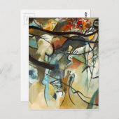 Kandinsky Zusammensetzung V Abstract Painting Postkarte (Vorne/Hinten)
