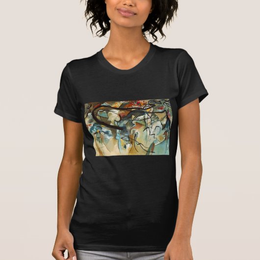 Kandinsky Zusammensetzung V Abstract Painting T-Shirt (Vorderseite)
