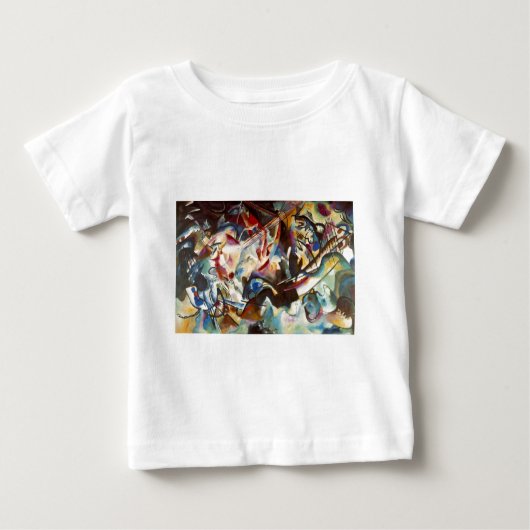 Kandinsky Zusammensetzung VI Abstrakte Malerei Baby T-shirt (Vorderseite)