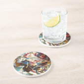 Kandinsky Zusammensetzung VI Abstrakte Malerei Getränkeuntersetzer (Seite)