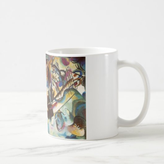 Kandinsky Zusammensetzung VI Abstrakte Malerei Kaffeetasse (Rechts)