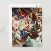 Kandinsky Zusammensetzung VI Abstrakte Malerei Postkarte (Vorne/Hinten)