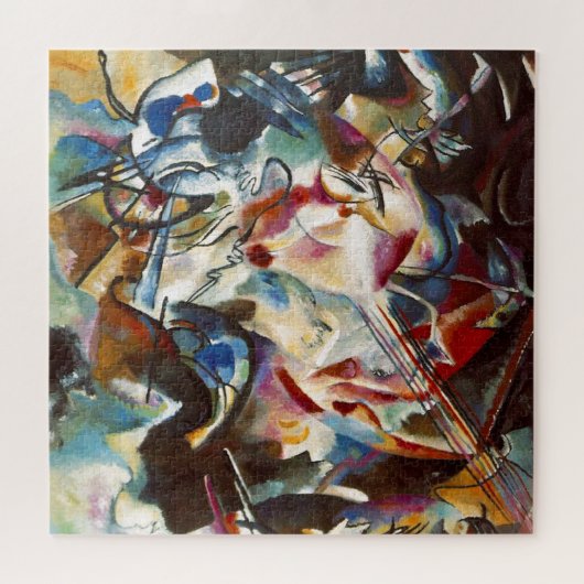 Kandinsky Zusammensetzung VI Abstrakte Malerei Puzzle (Horizontal)