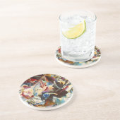 Kandinsky Zusammensetzung VI Abstrakte Malerei Sandstein Untersetzer (Seite)