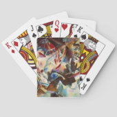 Kandinsky Zusammensetzung VI Abstrakte Malerei Spielkarten (Rückseite)