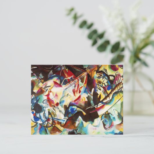 Kandinsky Zusammensetzung VI Postkarte (Stehend Vorderseite)