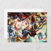Kandinsky Zusammensetzung VI Postkarte (Vorne/Hinten)