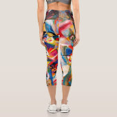 Kandinsky Zusammensetzung VII Abstrakte Malerei Capri Leggings (Rückseite)