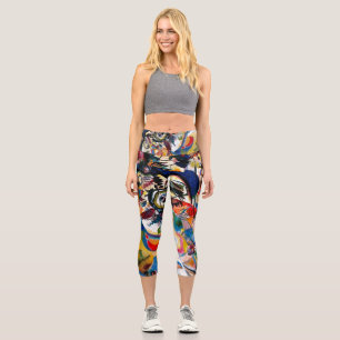 Kandinsky Zusammensetzung VII Abstrakte Malerei Capri Leggings