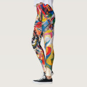 Kandinsky Zusammensetzung VII Abstrakte Malerei Leggings (Links)