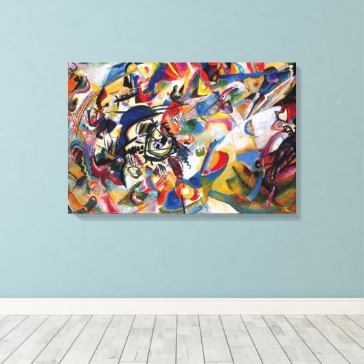 Kandinsky Zusammensetzung VII Abstrakte Malerei Leinwanddruck (Insitu (Holzboden))