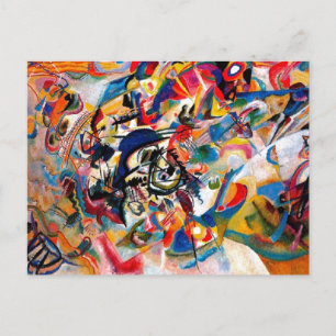 Kandinsky Zusammensetzung VII Abstrakte Malerei Postkarte