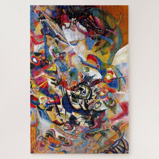 Kandinsky Zusammensetzung VII Abstrakte Malerei Puzzle (Vertikal)