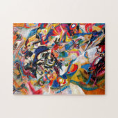 Kandinsky Zusammensetzung VII Abstrakte Malerei Puzzle (Horizontal)