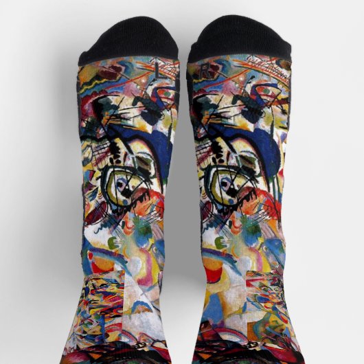 Kandinsky Zusammensetzung VII Abstrakte Malerei Socken (Oben)