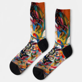 Kandinsky Zusammensetzung VII Abstrakte Malerei Socken