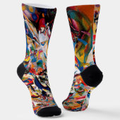 Kandinsky Zusammensetzung VII Abstrakte Malerei Socken (Gewinkelt)